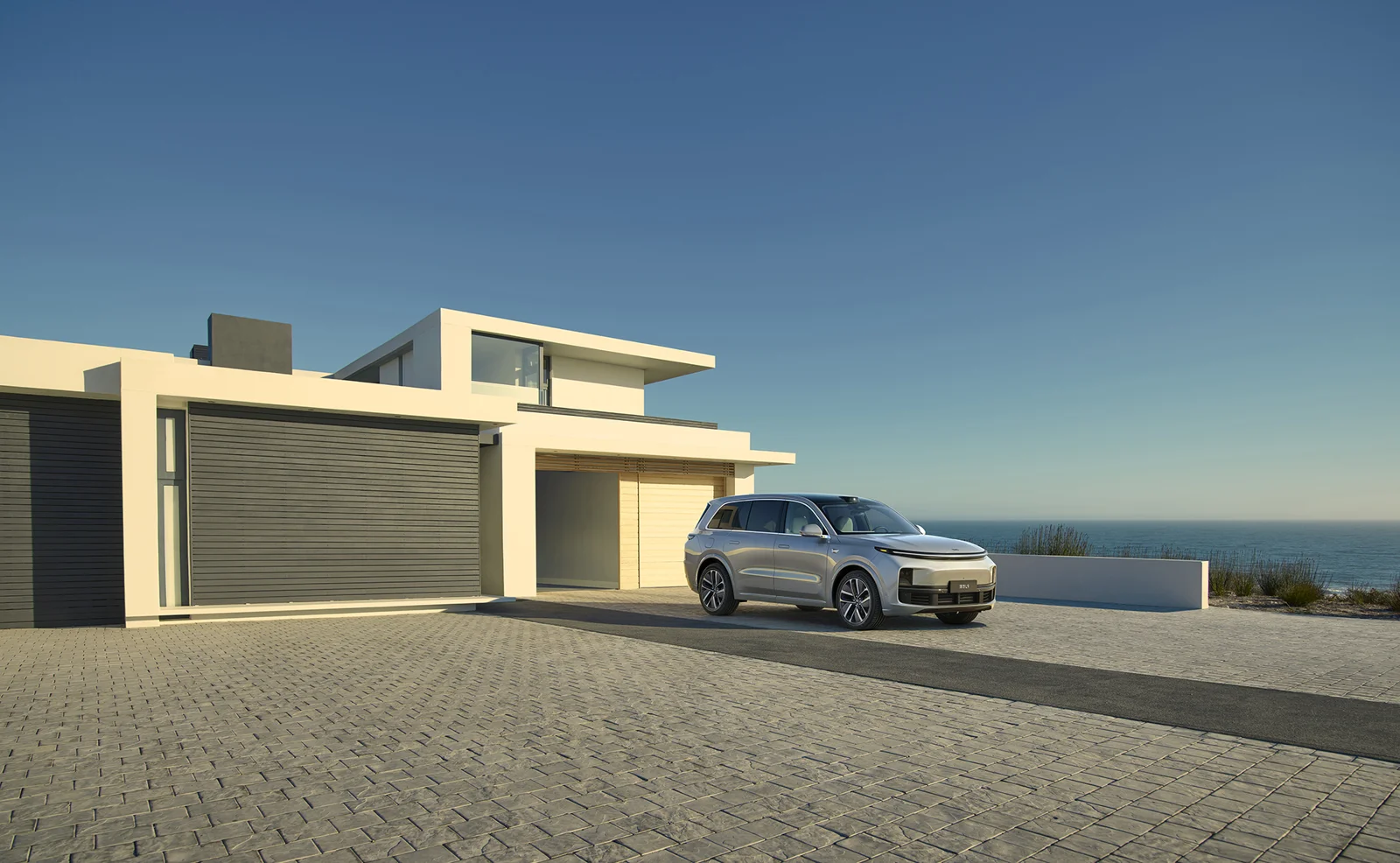 Li L9 exterior in the 2022 manufacturer launch presentation